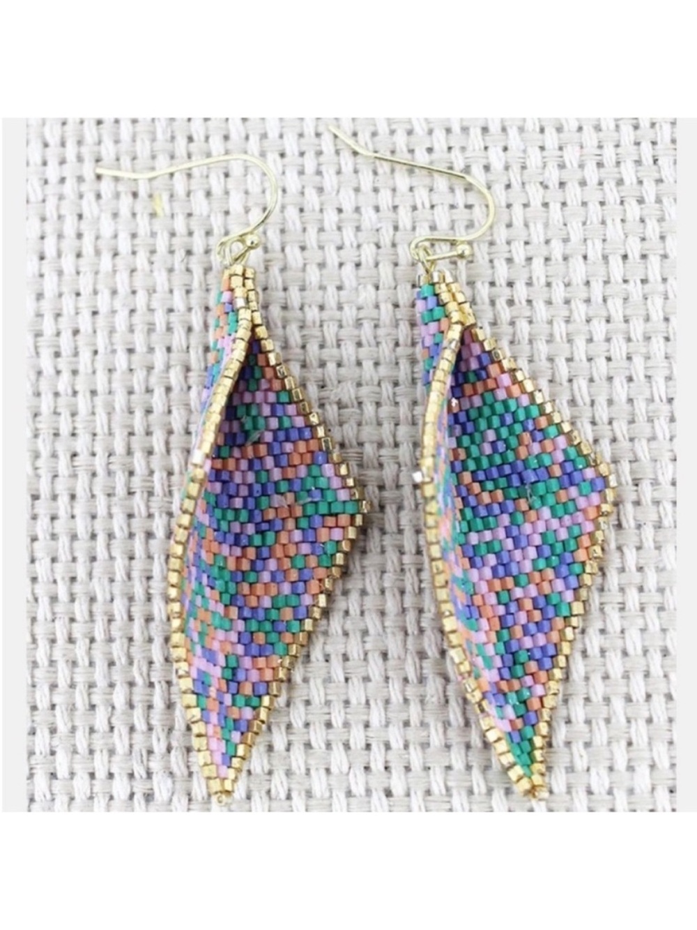CLOSET CLEAR OUT! Pastel Japanese Seed Bead Earrings – NWT